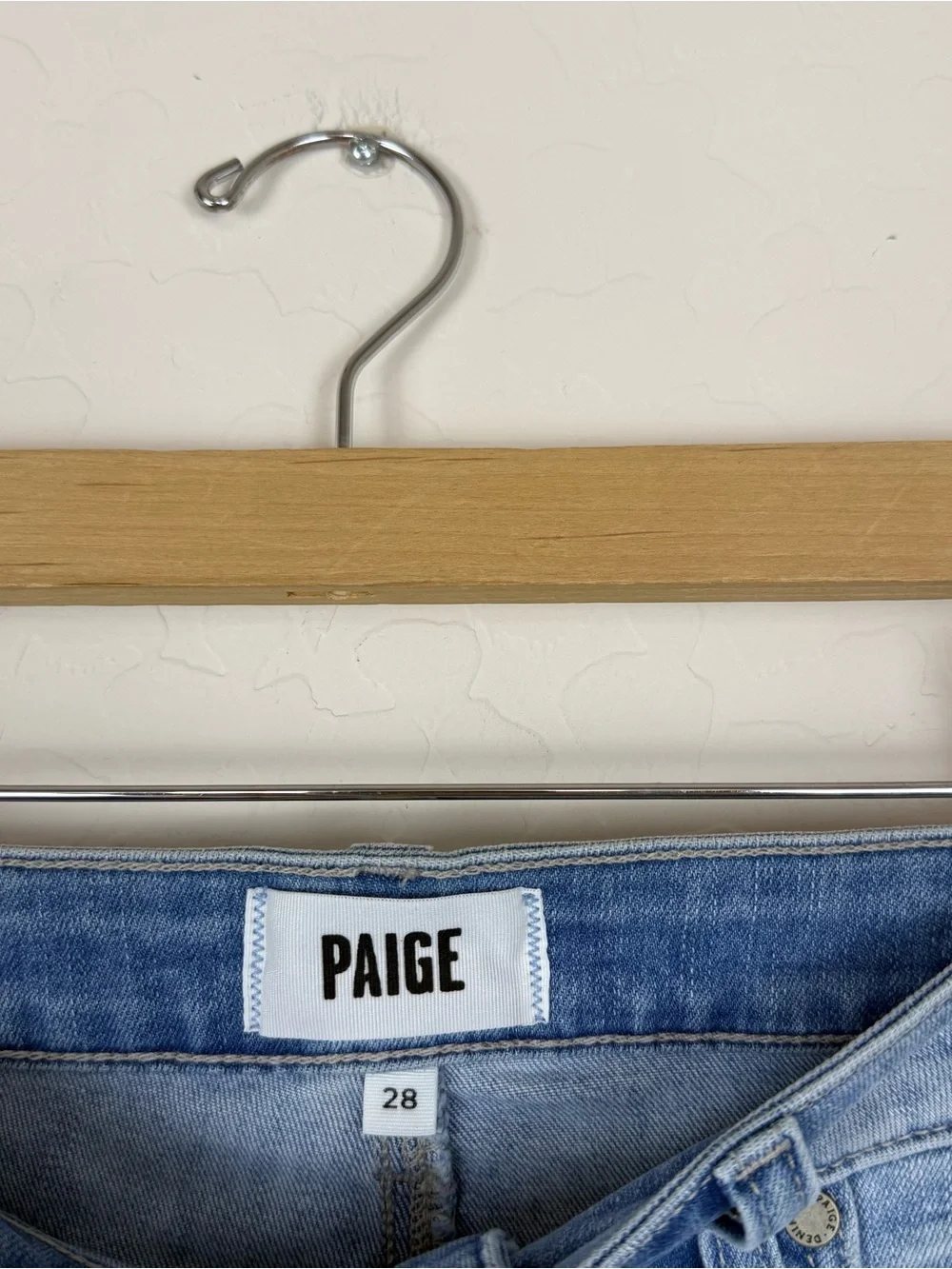 PAIGE Sarah Longline Short Raw Hem